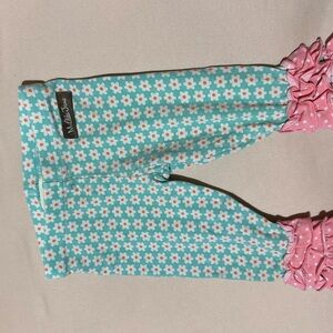 Matilda Jane Teal and Pink Floral Pants